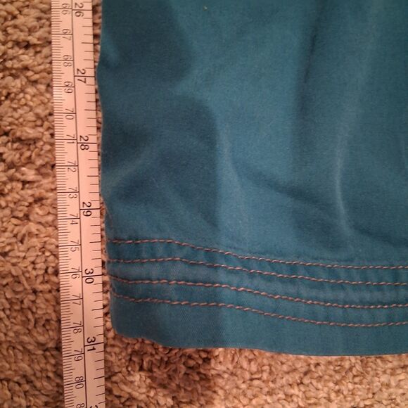Koi by Kathy Peterson Scrub Cargo Pants Teal Size L - Picture 11 of 13